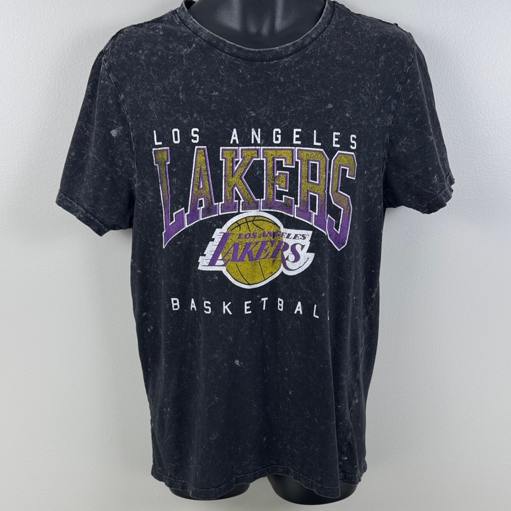 Los Angeles Lakers Black Graphic T-Shirt - M